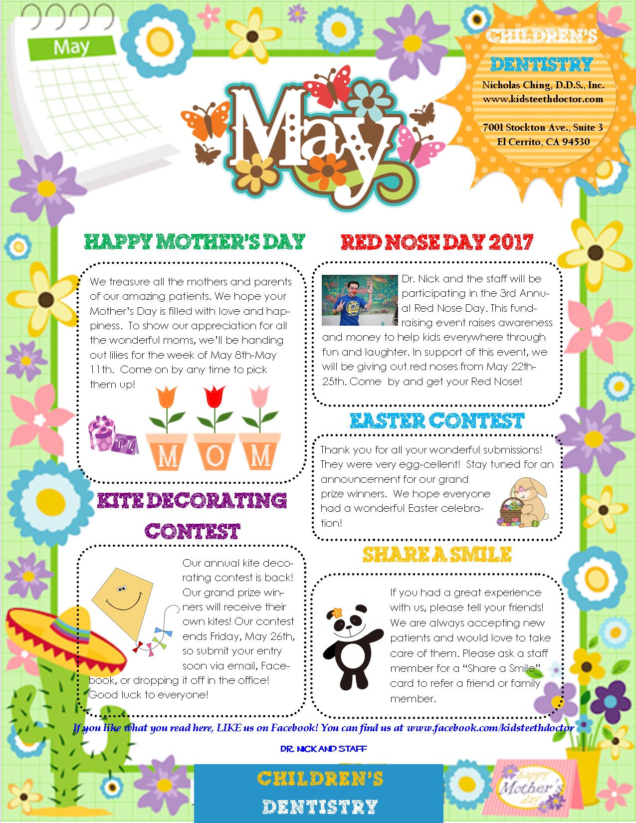 May 2017 Newsletter